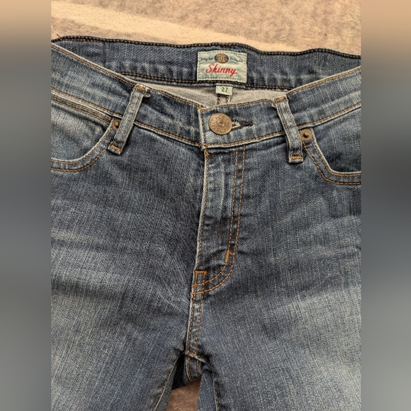 Fossil High Rise Skinny Mom Jeans Size 27 - Picture 5 of 11